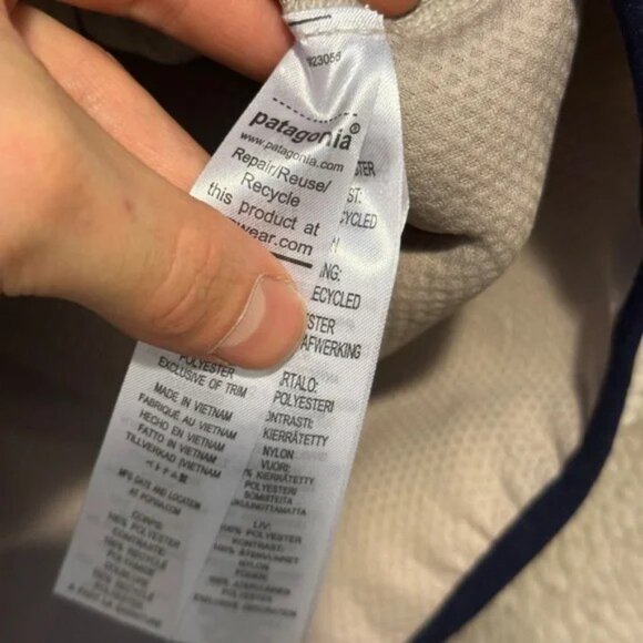 Patagonia Men's Classic Retro-X Fleece Jacket, White, Sz M - Picture 6 of 6